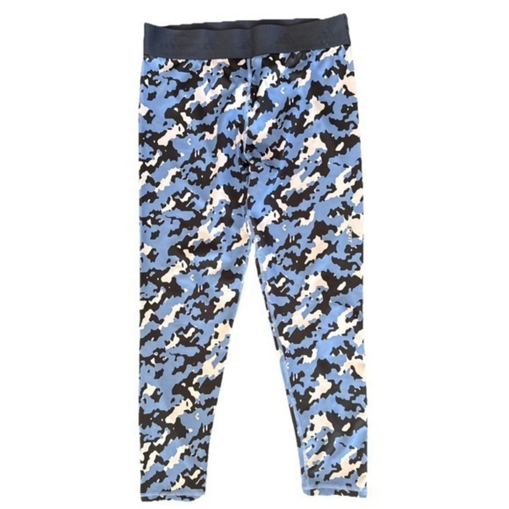 Adidas Tech Fit‎ Camo Womens Training Tights Size L- High Rise Cut